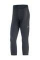 GORE 3/4 lange Fahrradhose ohne Träger - C3 - Schwarz