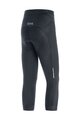 GORE 3/4 lange Fahrradhose ohne Träger - C3 - Schwarz