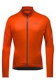 GORE Langarm Fahrradtrikot für den Winter - C3 THERMO - Orange