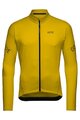 GORE Langarm Fahrradtrikot für den Winter - C3 THERMO - Gelb