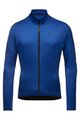 GORE Langarm Fahrradtrikot für den Winter - C3 THERMO - Blau