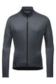 GORE Langarm Fahrradtrikot für den Winter - C3 THERMO - Grau