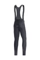 GORE Lange Fahrradhose mit Trägern - C3 THERMO - Schwarz