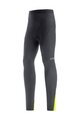 GORE Lange Fahrradhose ohne Träger  - C3 THERMO - Schwarz/Gelb