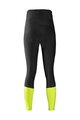 GORE Lange Fahrradhose ohne Träger  - PROGRESS THERMO - Schwarz/Gelb
