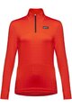 GORE Langarm Fahrrad-Shirt - EVERYDAY THERMO 1/4-ZIP WMN - Orange