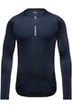 GORE Langarm Fahrradtrikot für den Winter - SPINSHIFT - Blau