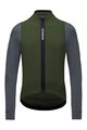 GORE Langarm Fahrradtrikot für den Winter - SPINSHIFT THERMO - Grün/Grau