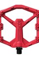 CRANKBROTHERS Pedale - STAMP 0 LARGE - Rot