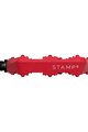 CRANKBROTHERS Pedale - STAMP 0 LARGE - Rot
