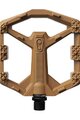CRANKBROTHERS Pedale - STAMP 0 SMALL - Braun