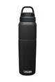 CAMELBAK Fahrrad-Wasserflasche - MULTIBEV VACUUM STEINLESS 0,65L/0,5L - Schwarz