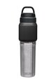 CAMELBAK Fahrrad-Wasserflasche - MULTIBEV VACUUM STEINLESS 0,65L/0,5L - Schwarz