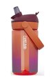 CAMELBAK Fahrrad-Wasserflasche - THRIVE FLIP STRAW KIDS 0,4 l - Orange/mehrfarbig