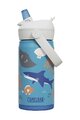 CAMELBAK Fahrrad-Wasserflasche - THRIVE FLIP STRAW KIDS VSS 0,35 L - Blau/mehrfarbig