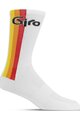 GIRO Klassische Fahrradsocken - COMP RACER HIGH RISE - Weiß/mehrfarbig