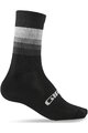 GIRO Klassische Fahrradsocken - COMP RACER HIGH RISE - Schwarz/Weiß