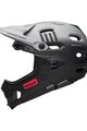 BELL Fahrradhelm - SUPER DH - Grau/Schwarz