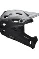 BELL Fahrradhelm - SUPER DH - Grau/Schwarz