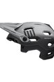 BELL Fahrradhelm - SUPER DH - Grau/Schwarz
