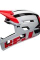 BELL Fahrradhelm - SUPER AIR R - Weiß/Rot