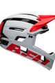 BELL Fahrradhelm - SUPER AIR R - Weiß/Rot