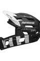BELL Fahrradhelm - SUPER AIR R SPHERICAL - Schwarz/Weiß
