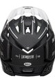 BELL Fahrradhelm - SUPER AIR R SPHERICAL - Schwarz/Weiß