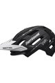 BELL Fahrradhelm - SUPER AIR R SPHERICAL - Schwarz/Weiß