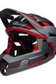 BELL Fahrradhelm - SUPER AIR R SPHERICAL - Grau/Rot