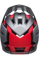 BELL Fahrradhelm - SUPER AIR R SPHERICAL - Grau/Rot