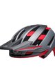 BELL Fahrradhelm - SUPER AIR R SPHERICAL - Grau/Rot