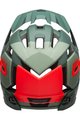 BELL Fahrradhelm - SUPER AIR R SPHERICAL - Grün/Rot