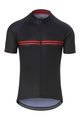 GIRO Kurzarm Fahrradtrikot - CHRONO SPORT - Schwarz/Rot