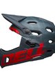 BELL Fahrradhelm - SUPER DH SPHERICAL - Blau/Rot
