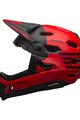 BELL Fahrradhelm - SUPER DH SPHERICAL - Rot/Schwarz
