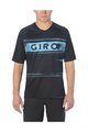 GIRO Kurzarm Fahrradtrikot - ROUST - Schwarz/Hellblau