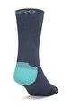 GIRO Klassische Fahrradsocken - HRC TEAM - Blau/Hellblau