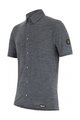 SANTINI Hemd - GRAVEL SUMMER WOOL - Grau