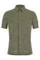 SANTINI Hemd - GRAVEL SUMMER WOOL - Grün