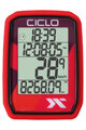 CICLOSPORT Tachometer - PROTOS 205 - Rot