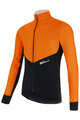SANTINI Fahrrad-Thermojacke - REDUX VIGOR - Orange/Schwarz