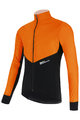 SANTINI Fahrrad-Thermojacke - REDUX VIGOR - Orange/Schwarz