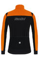 SANTINI Fahrrad-Thermojacke - REDUX VIGOR - Orange/Schwarz