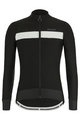 SANTINI Langarm Fahrradtrikot für den Winter - ADAPT WOOL - Weiß/Schwarz