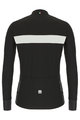 SANTINI Langarm Fahrradtrikot für den Winter - ADAPT WOOL - Weiß/Schwarz