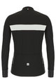 SANTINI Langarm Fahrradtrikot für den Winter - ADAPT WOOL - Weiß/Schwarz