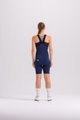 SANTINI Kurze Fahrradhose mit Trägern - UNICO - Blau