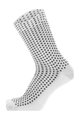 SANTINI Klassische Fahrradsocken - SFERA - Weiß/Schwarz