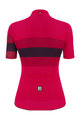 SANTINI Kurzarm Fahrradtrikot - ECOSLEEK BENGAL LADY - Rot/Schwarz